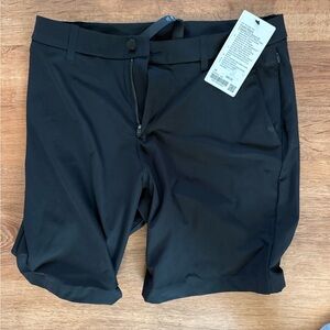 Men's Black Performance Shorts